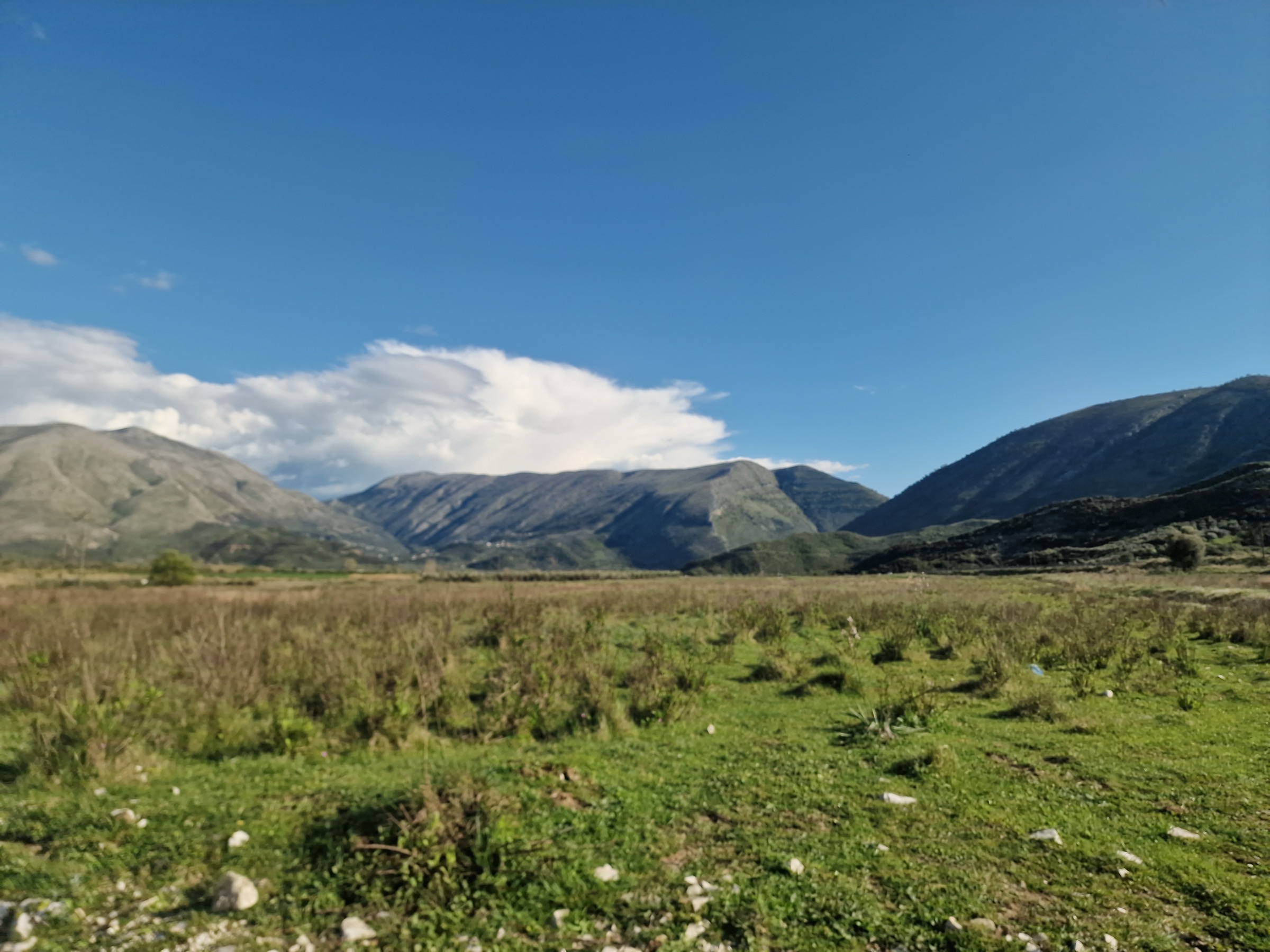 A valley along the Shepherd's Trail